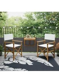 Balkonset Stella Wei&szlig; Akazie/Outdoorstoff