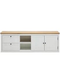 TV-Element Korsika Eichefarben/Wei&szlig;