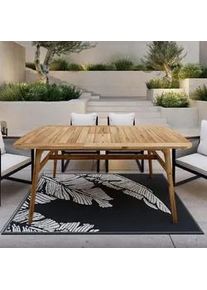 Gartentisch Nicola Teakfarben Akazie ausziehbar