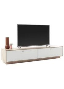 MCA furniture TV-Element Santerno Wei&szlig;/Eichefarben
