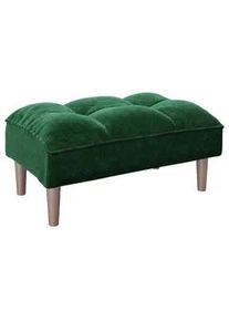 Playboy Hocker Scarlett Gr&uuml;n Samt