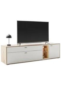 TV-Element Santerno Wei&szlig;/Eichefarben