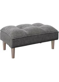 Playboy Hocker Scarlett Anthrazit Samt