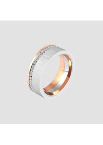 Adelia&acute;s Adelia ́s Fingerring &raquo;Damen Ring aus Edelstahl mit Strass Steinchen&laquo;