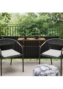 Balkontisch Helena Akazie/ Metall ca. 80x35x40 cm