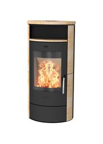FIREPLACE Kaminofen &raquo;Heathus Piacenza Sandstein&laquo; Warmhaltefach