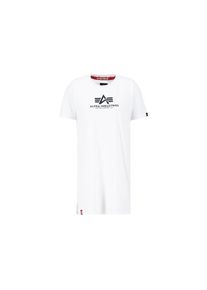 Alpha Industries Longshirt &raquo;Basic Long T-Shirt BL W&laquo; wei&szlig;, Gr&ouml;&szlig;e M