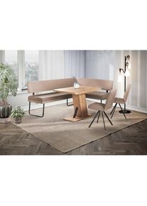 OTTO home Eckbankgruppe &raquo;Gabi Essecke, Sitzgruppe, Eckbankgruppe, K&uuml;chenbankgruppe&laquo; Set, 4tlg, 4 tlg. tlg. Gestell aus matt-schwarzem Flachmetall, 