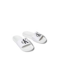 Calvin Klein Jeans Pantolette &raquo;ESS SLIDE CV&laquo; Badeschuh, Flat, Poolslides mit Logoschriftzug