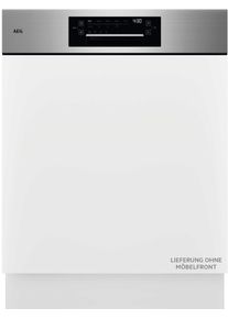 AEG teilintegrierbarer Geschirrsp&uuml;ler "GT9200X2SCM", Energieeffizienz: A, wei&szlig; (silberfarben), B:59,6cm H:84,5cm T:58cm, Geschirrsp&uuml;ler, Leise Sp&uuml;lmaschine 38 dB kraftvoll gegen Eingebranntes EEK A-10 %, teilintegrierbarer Geschirrsp&uuml;ler