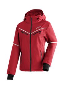 Skijacke Maier Sports "Lunada", Damen, Gr. 44, rot (cherryrot), 100% Polyester, Rundhals, Jacken Skijacke, Damen Winterjacke, wind- und wasserdicht, 4 RV-Taschen, Regular Fit