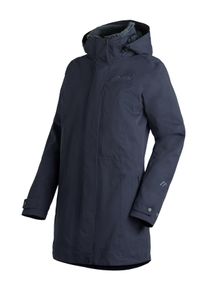 Outdoorjacke Maier Sports "Gerdi", Damen, Gr. 42, blau (dunkelblau), Au&szlig;enjacke: 100% Polyester. Innenjacke: 100% Polyester, Rundhals, Jacken Outdoorjacke, Damen Wanderjacke, atmungsaktiv wasserdicht, 2-in-1 Jacke mit Kapuze