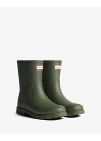 Gummistiefel Hunter "UNISEX DOWNPOUR SHORT INSULATED BOOT", Damen, Gr. 41, schwarz olive, Synthetik, Schuhe Gummistiefel, wasserdichte Winterschuhe, Snowboots, gef&uuml;ttert