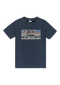 T-Shirt Quiksilver "Ev Light Waves", Jungen, Gr. 10, schwarz navy, Obermaterial: 100% Walkfrottier;, Shirts T-Shirt