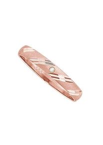 Trauring Firetti "Schmuck Geschenk Gold 375 Hochzeit Ehering "LIEBE" Gr. 16,5, rosa (ros&eacute;goldfarben), Fingerringe, Damen, 16.5, 0,01 SI = kleine Einschl&uuml;sse mit Brillant, Ros&eacute;gold 375, 3mm, Trauring, Made in Germany, wahlweise mit oder ohne Brillant