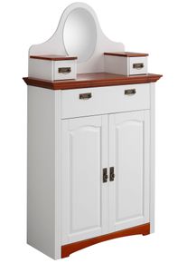 Kombikommode OTTO HOME "Konrad", wei&szlig; (wei&szlig;, kirschbaumfarben), B:94cm H:165cm T:39cm, Sideboards, Kombikommode, Breite 94 cm, aus massiver, FSC-zertifizierter Kiefer