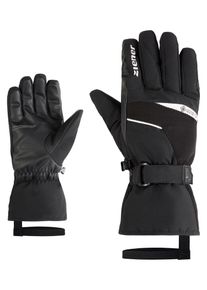 Skihandschuhe Ziener "GALERIUS-Z GTX glove man", Herren, Gr. 8, schwarz (schwarz.wei&szlig;), Polyester, Handschuhe Skihandschuhe