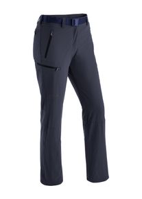 Funktionshose Maier Sports "Rechberg Therm", Damen, Gr. 22, Kurzgr&ouml;&szlig;en, blau (dunkelblau), 90% Polyamid, 10% Elasthan, Hosen Funktionshose, Wattierte Winter Outdoorhose, elastisch