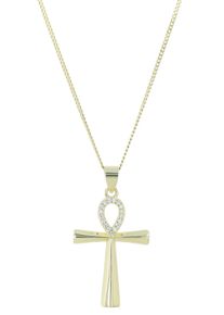 Adelia&acute;s Kettenanh&auml;nger ADELIA&acute;S "Damen Anh&auml;nger &iquest; Schl&uuml;sselanh&auml;nger aus 925 Silber mit Zirkonia", gold, Schmuckanh&auml;nger, Damen, Kettenanh&auml;nger