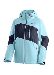 Skijacke Maier Sports "Amiata W", Damen, Gr. 46, blau (aquablau), 100% Polyester, Jacken Skijacke, Damen Winterjacke wasserdicht u. atmungsaktiv