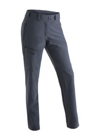 Funktionshose Maier Sports "Latit W", Damen, Gr. 21, Kurzgr&ouml;&szlig;en, grau, 88% Polyester (Recycelt), 12% Elasthan, Hosen Funktionshose, Schnelltrocknende Outdoorhose aus elastischem Material