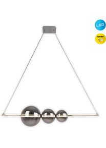 N&auml;ve N&Auml;VE LED Pendelleuchte "NOVA", grau (chrom, smoky), H: 150cm, 1 Stk., Leuchten, Dimmbar, LED Pendelleuchte