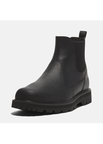 Chelseaboots Timberland "BRITTON ROADMID CHELSEA BOOT", Herren, Gr. 47,5, schwarz (schwarz full grain), Leder, Schuhe Chelseaboots, Stiefelette, Winterschuhe, Ankle Boots