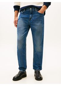 Tapered-fit-Jeans Tommy Hilfiger "HARLEM", Herren, Gr. 40, L&auml;nge 32, blau (benny blau), Denim/Jeans, Obermaterial: 100% Baumwolle, Jeans Tapered-fit-Jeans, mit Fade-Effekten