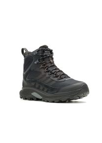 Wanderschuh Merrell "SPEED STRIKE 2 THERMO MID WP", Herren, Gr. 41, schwarz, Leder, Synthetik, Schuhe Wanderschuh, wasserdicht, w&auml;rmend, gef&uuml;ttert