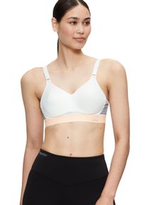 Sport-BH triaction by Triumph "Triaction Hybrid Lite P EX", Damen, Gr. 80, Cup E, wei&szlig;, Single Jersey, Obermaterial: 46% Polyamid, 36% Polyester, 18% Elasthan (LYCRA), BHs Sport-BH, atmungsaktiv und extremer Halt