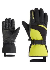 Skihandschuhe Ziener "GALERIUS-Z GTX glove man", Herren, Gr. 8, schwarz.electric grass, Obermaterial: 100% Polyester; Innenseite: 100% Polyester; Futter: 100% Polyester; Wattierung: 100% Polyester, Handschuhe Skihandschuhe
