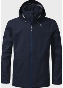 Sch&ouml;ffel Outdoorjacke SCH&Ouml;FFEL "2.5L Jacket Aiplspitz M", Herren, Gr. 56, blau (8820, blau), Oberstoff : 100% Polyester, regular fit, hoch geschlossener Ausschnitt, Jacken Outdoorjacke
