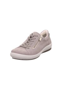 Sneaker Legero "TANARO 5.0", Damen, Gr. 43, grau (hellgrau), Veloursleder, unifarben, Schuhe Sneaker, Freizeitschuh, Halbschuh, Schn&uuml;rschuh mit GORE-TEX Membrane