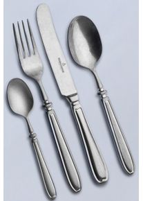 Besteck-Set "Landhaus", silber (nickelfarben), 30 tlg., Chromnickelstahl 18/10, PICARD & WIELP&Uuml;TZ SOLINGEN, Essbesteck-Sets, Besteck-Set, Vintage-Look