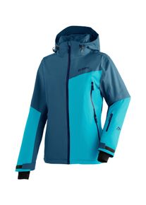 Skijacke Maier Sports "Nuria", Damen, Gr. 44, blau (himmelblau), 100% Polyester, Rundhals, Jacken Skijacke, Damen Winterjacke, wind- und wasserdicht, 3 RV-Taschen, Regular Fit