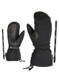 Skihandschuhe Ziener "KILATI-Z AS AW MITTEN", Damen, Gr. 6, schwarz, Materialmix, Handschuhe Skihandschuhe