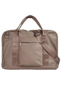 Aktentasche Bugatti "ELIA", Gr. B/H/T: 45cm x 30cm x 15cm onesize, taupe, Kunstfaser, leicht gl&auml;nzend, unifarben, Taschen Aktentasche