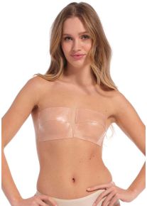 Klebe-BH MAGIC BODYFASHION "Double Sticky Boob Tape", Damen, Gr. N-Gr, braun (latte), Obermaterial: 98% Polyamid, 2% Elasthan, unifarben, figurbetont, BHs Klebe-BH, beidseitig klebend, geeignet f&uuml;r jede Brustgr&ouml;&szlig;e, Topseller