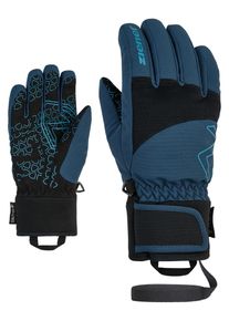 Skihandschuhe Ziener "LOTAR-Z GTX PR glove", Damen, Gr. 7.5, blau (hale navy), Materialmix, Handschuhe Skihandschuhe