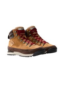 Schn&uuml;rstiefel The North Face "M BACK-TO-BERKELEY IV LEATHER WP", Herren, Gr. 42,5, braun (almondbutter, demitassebrn), Leder, Schuhe Schn&uuml;rstiefel, wasserdichtes Leder,atmungsaktiv