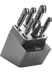 Messerblock Zwilling "Pro", grau (anthrazit), Messerbl&ouml;cke, Messerblock, Made in Germany, selbstsch&auml;rfender Messerblock, Sonderschmelze