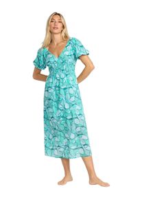Sommerkleid Billabong "Go Coastal", Damen, Gr. XL, US-Gr&ouml;&szlig;en, blau bird, Obermaterial: 100% Walkfrottier;, Kleider Sommerkleid