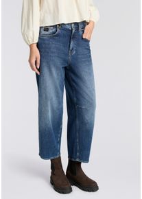 Loose-fit-Jeans Herrlicher "Barrow Denim Light", Damen, Gr. 33, N-Gr, dolphin, Denim/Jeans, Obermaterial: 98% Baumwolle, 2% Elasthan, loose fit kn&ouml;chelfrei, Jeans Loose-fit-Jeans, Cropped
