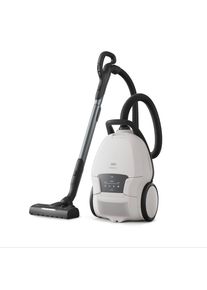 AEG Bodenstaubsauger "ULTIMATE 8000 STAUBSAUGER (AB81U1SW)", wei&szlig; (shell wei&szlig;), B:31,2cm H:24cm T:50,7cm, Bodenstaubsauger, Starke Saugkraft, Automodus, inkl. Zusatzd&uuml;sen, 48 % Recyclingmaterial, Bodenstaubsauger
