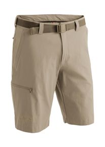 Funktionsshorts Maier Sports "Huang", Herren, Gr. 58, Normalgr&ouml;&szlig;en, beige (dunkelbeige), 90%Polyamid, 10% Elasthan, Hosen Funktionsshorts, Herren Shorts, kurze Outdoor-Hose, Bermudas mit 4 Taschen, Regular Fit