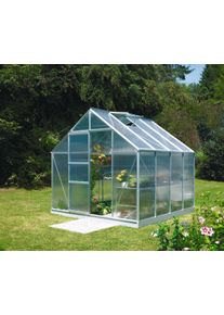 Gew&auml;chshaus Vitavia "Merkur 6700", silber (silberfarben), B:254cm T:254cm, Gew&auml;chsh&auml;user, Gew&auml;chshaus