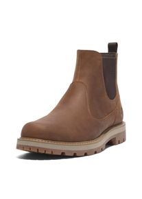 Chelseaboots Timberland "BRITTON ROADMID CHELSEA BOOT", Herren, Gr. 47,5, braun (rust full grain), Leder, Schuhe Chelseaboots, Stiefelette, Winterschuhe, Ankle Boots