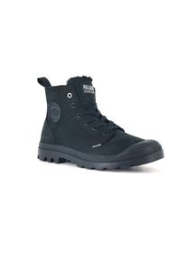 Winterboots Palladium "PAMPA HI ZIP WL", Herren, Gr. 41, schwarz, schwarz, Leder, Schuhe Winterboots, Winterschuhe, Schn&uuml;rboots, Winterstiefel, Snowboots, gef&uuml;ttert