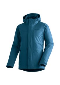 Winterjacke Maier Sports "Peyor 3in1", Herren, Gr. 58, blau (saphirblau), 100% Polyester, hoch geschlossener Ausschnitt, Jacken Winterjacke, warme Herren Jacke, wattierte Regenjacke, wasserdicht + atmungsaktiv