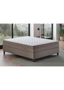Taschenfederkernmatratze Yatas Bedding "Matratze Yatas Royal, Matratze in 90x200 cm und weiteren Gr&ouml;&szlig;en" Gr. 3, transparent (wei&szlig;, neutral), B:160cm H:31cm L:200cm, Bezug: 85% Polyester, 15% Viskose, Matratzen, Taschenfederkernmatratze, 7-Zonen, H3, ergonomisch, atmungsaktiv